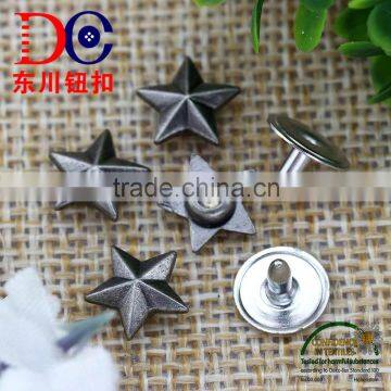 Star Shape Jeans Rivet, Decorative Customized Garment Rivets For Jean