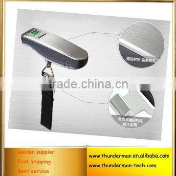 50kg Stainless Electronic Travel Luggage Scale with Belt