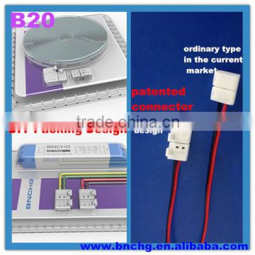 Patented led solderless connector for 5050/3258 light strips