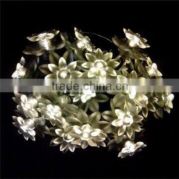 LED Solar String Lights With Lotus Led Christmas Decoration Light