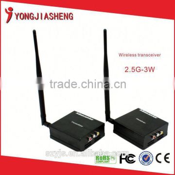 2.4Ghz 3w 1000M high power wireless audio/video transmitter and receiver