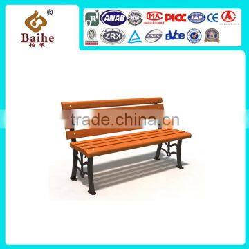 2016 wood and metal park bench - BAIHE Group