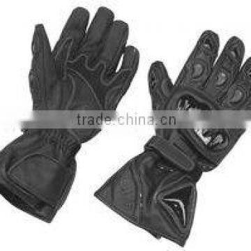 DL-1487Leather Motorbike Racing Gloves