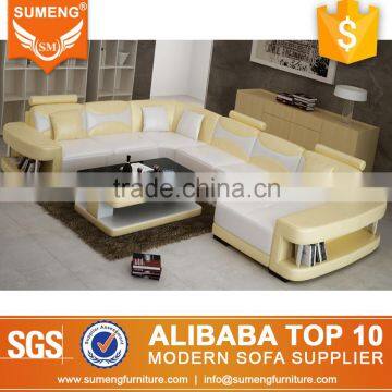 Sumeng New Arrival Living Room Cheap Leather Sofa Sets Quality Choice photo-5