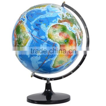 Newest selling OEM design 32cm PVC Relief globe Globe