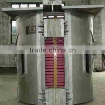 5000kg Medium Frequency Copper Melting Induction Furnace
