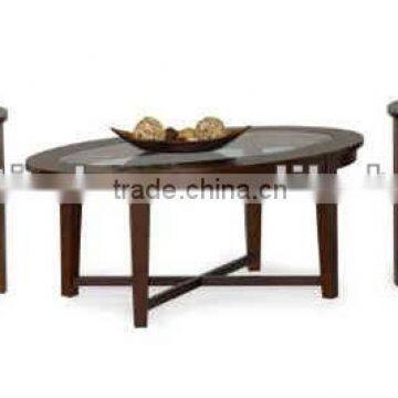 Calypso Suede Wood Table