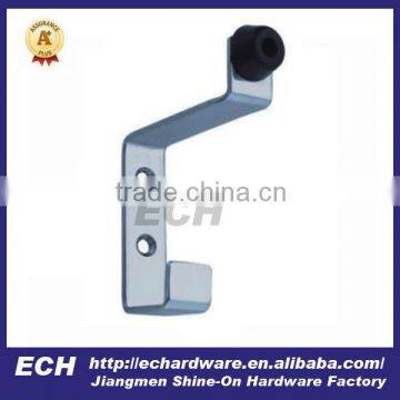 Stainless steel office door stopper with hook