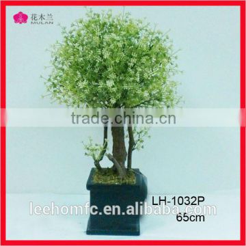 artificial decorative tree in pot