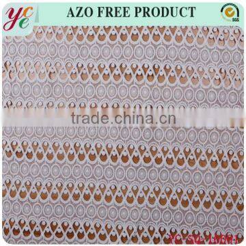 Elegant Style With White Pattern Indian Lace Embroidery Fabric for Weeding Dress photo-1