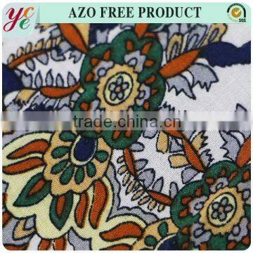 China cheap price wholesale gentle ethnic rayon printing fabric for garment