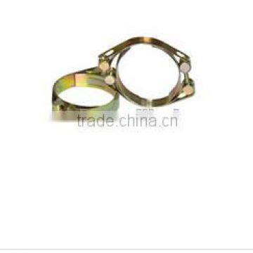 Galvanized iron Double convex hose clamp