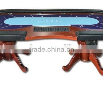 Premium 96" Oval Black Poker Table w / Stainless Steel Cups