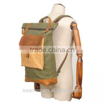 China Wholesale RS-104-1 Canvas Student Backpack School Bag High School Bag photo-4