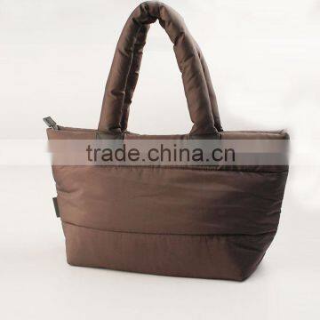 2015 Winter warm tote fashion new tote Down Feather Fabric Since 1997
