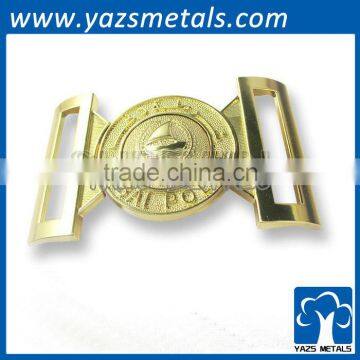 fashion gold designed belt buckle lady