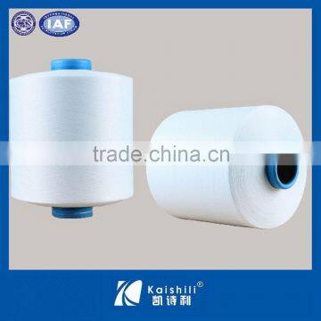 Super soft and good touch feeling spandex covered polyester knitted yarn for top socks