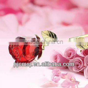 crystal rose as decoration or gifts