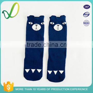 Baby Custom Pure Color Design Bulk Cotton Custom Socks With Logo