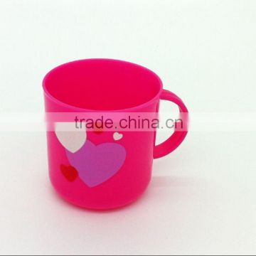 210ml Plastic heart design cup