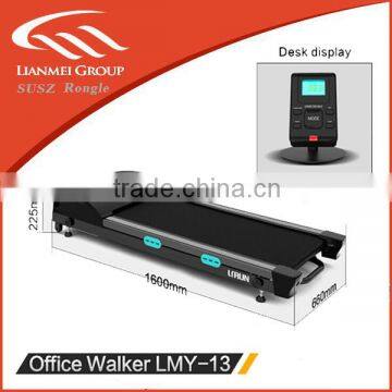 office desk treadmill for the office use ,with perator panel ,peak value up to 5.0hp with a noiseless walking