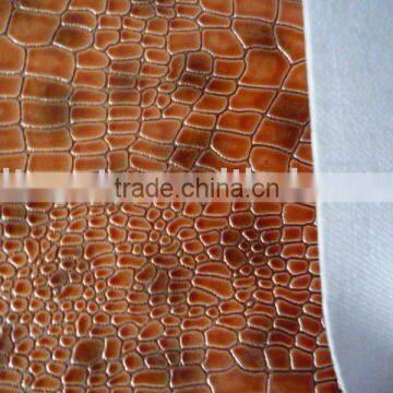 Premium Cow Leather With Mesh Bonded Fabric