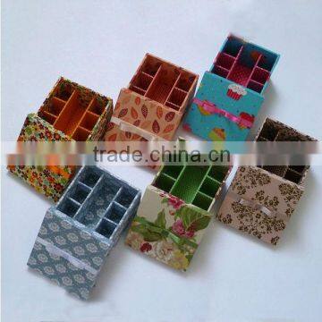 colorful empty gift box for packing separation inside