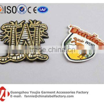 Custome Made Embroidered Cloth Badge Fabric Patch