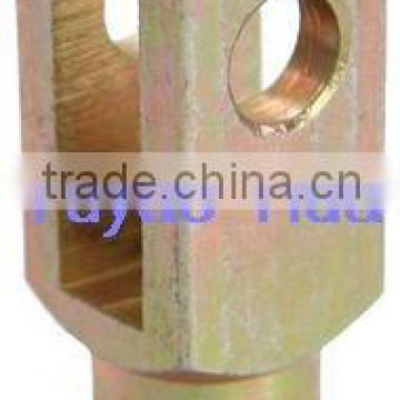 8-32mm 16x16 and 8T yellow zinc plated Clevis /U-connector with M8 for Gas spring