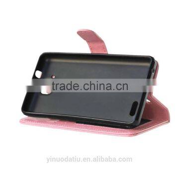 Cell Phone PU Leather Flip Card-slot Case for Lenovo A536