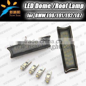 3528SMD 24pcs leds interior light for BMW E90 E91 E92 E87 long lifespan auto led dome light for reading