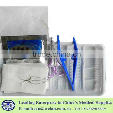 disposable/single-use suture set for hospital use