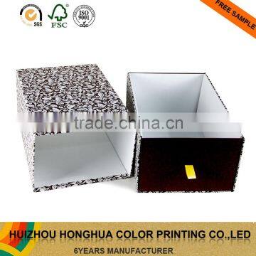 China factory cardboard folding paper drawer storage box