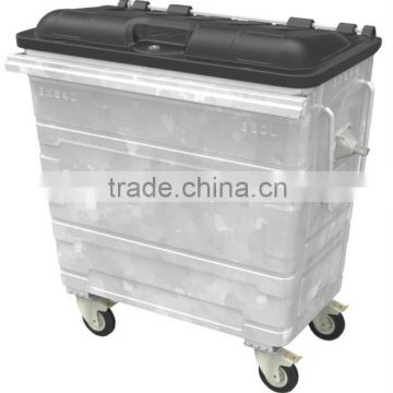 Hot Dipped Galvanised Mobile Garbage Bin