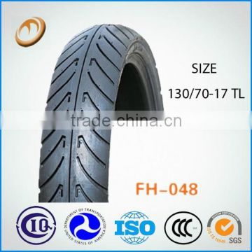 china factory tire casing type motorcycle tyre tubeless motorcycle tyre 130/70-17