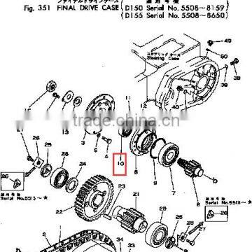 175-27-31495 07013-10120 final drive spare parts for D150A-1