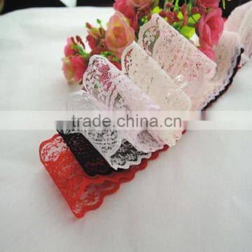 Wholesale 19 colors decorative lace trim woven lace ribbon polyester trim