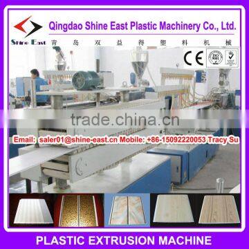 PVC board making machine / Wood plastic decking board making machine