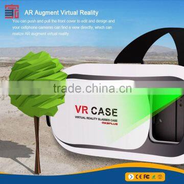 Cheap Vr Box V2 3 D Vr Glasses Mobiles 3 D Virtual Reality Glasses Print Logo Oem With Bluetooth Gamepad Virtual Reality Goggles