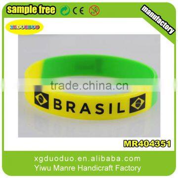 Top Quality Rubber Bracelet Silicone Sports Bands Silver Plating Stainless Steel Silicone Bracelet With Metal Clasp photo-4