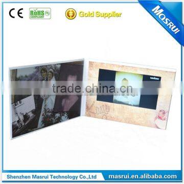 2016 new design wedding cards,LCD screen with video,wedding gift card printing