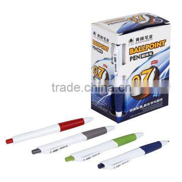 cheap plastic ball pen with four color barrel manufacturer