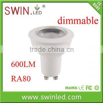 spot lights led 7w ic driver 700lm al plasitc epistar chip