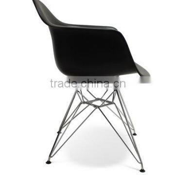 Dining Chairs With Fiberglass Seat and Metal Legs photo-3