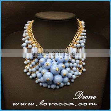 New Luxury Fashion Jewelry White Exaggerate Collar Design Pear Necklace for Sale photo-5