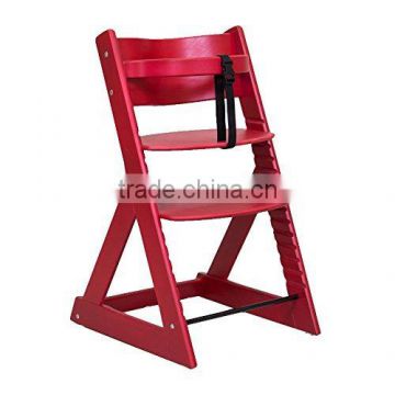 Wooden baby feeding high chairs in Red