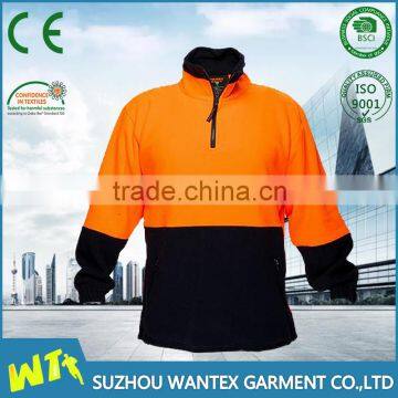 high quality single fleece shirt wholesale cheap workwear shirt warming fleece shirt men or women clothing