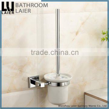 80250 new simple design walll mounted hot sale modern zinc bathroom accessories toilet brush holder