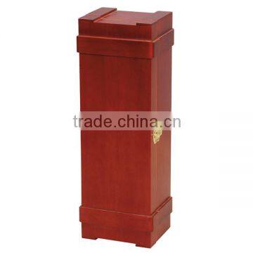 Customized top grade high quality natural color gift storage wooden wine box