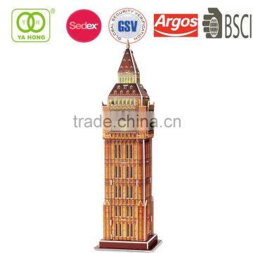 Big ben clock model for famous building